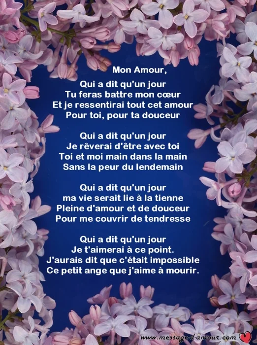 poeme saint valentin