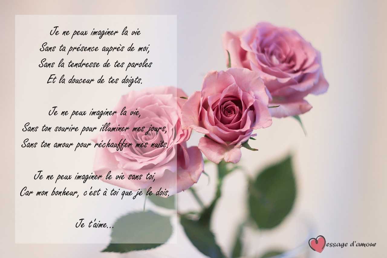 Poeme D Amour Pour Elle Message D Amour