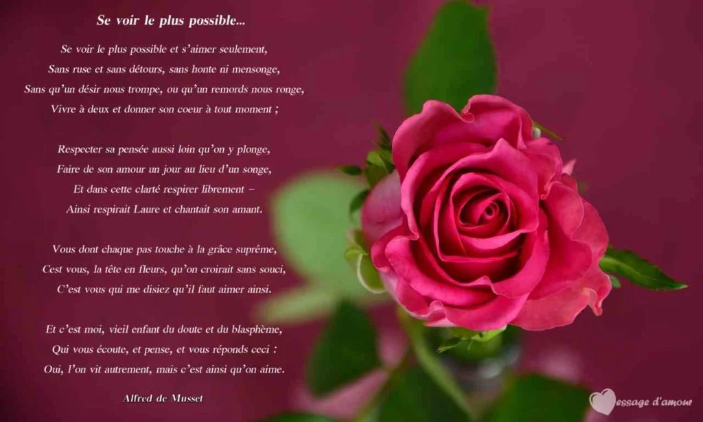 Poème d'amour: Le plus court chemin vers le coeur 3 Jolie carte et poéme d'amour
