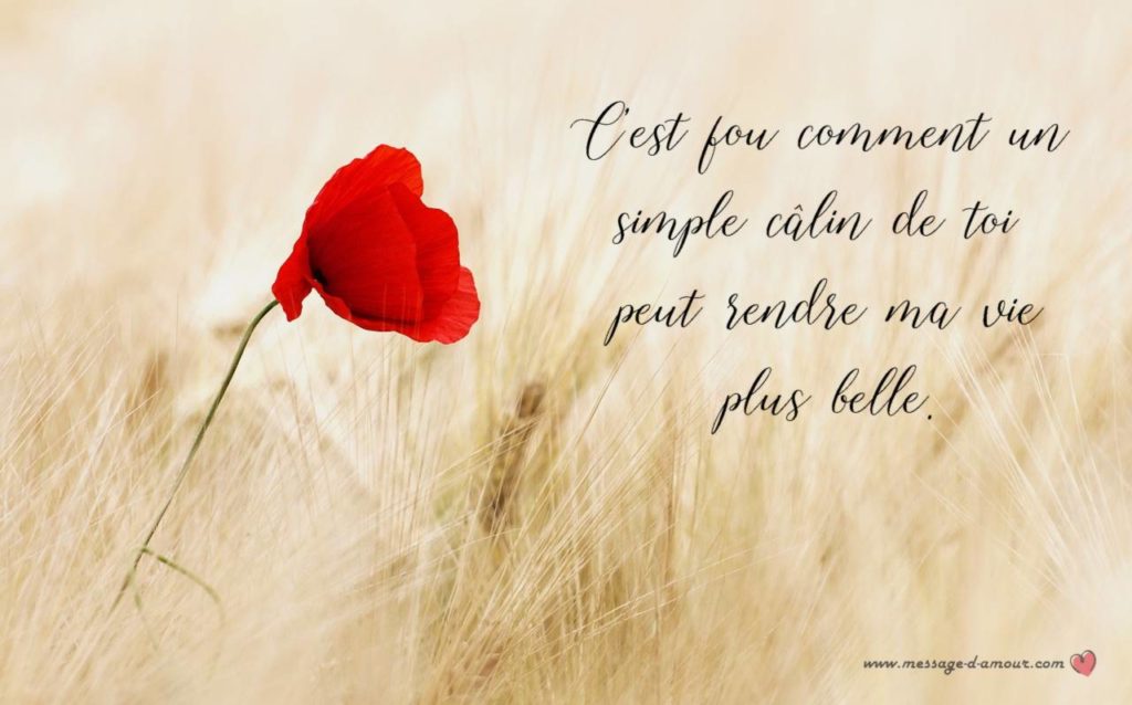 Belles phrases d'amour - Message d'amour