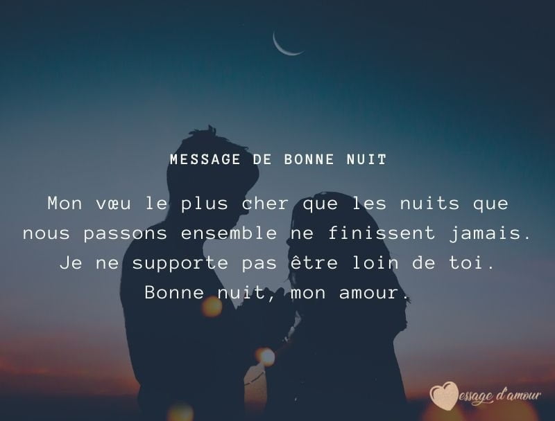 Sms Pour Dire Bonne Nuit Mon Amour Message D Amour