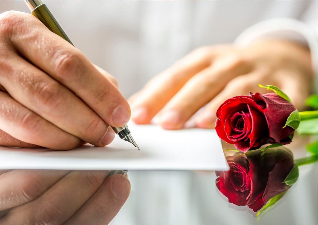 ecrire une lettre d'amour pour sa copine