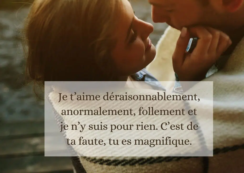 citation Je t'aime - Jeune couple qui se fait des câlins